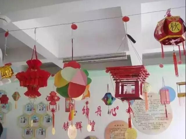 幼儿园中秋节环境创设 手工制作环创